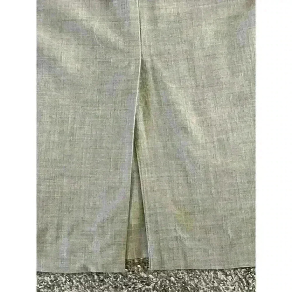 Tan Banana Republic Stretch Pencil Skirt Front Pockets Back Zip Size 8 - Picture 4 of 6